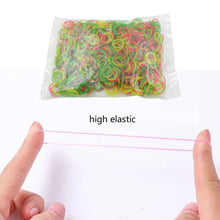 Multicolor Rubber Bands (Elastic & Reusable, Office & Home), Hair accessories the24kgal