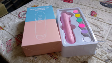 6 in1 Electric Manicure Nail Sharpener for Babies and Children Baby Nail Cutter Manicure with 6 Grinding Heads, Electric Baby Nail File Electric Nail Clipper Toddler Nail Scissors Dropshipping the24kgal