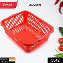 Plastic 1 Pc Kitchen Small Size Dish Rack Drainer Vegetables and Fruits Washing Basket Dish Rack Multipurpose Organizers (29x22CM Mix Color) the24kgal
