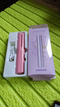 Rechargeable Mini Hair Straightener, Travel Portable USB Charging Cordless Hair Straightener Bursh, Three Temperature Adjustments Flat Iron Comb (1 Pc) the24kgal