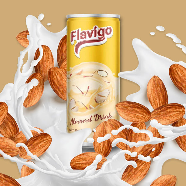 Flavigo Almond Drink Ice Cream Milkshake (200Ml) | Ice cream shakes the24kgal