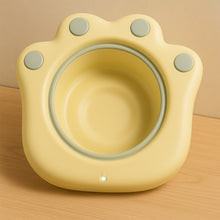 Folding washbasin Folding Wash Basin Household Plastic Portable Laundry Basin Bathroom Foot-washing Basin Cute cartoon wash basin foot wash basin-Pink color Folding basin the24kgal