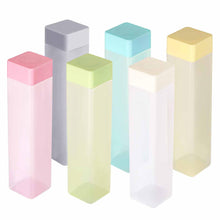 Large Capacity Plastic Water Bottle | Set of 6 | Square Water Bottle (940ml each) the24kgal