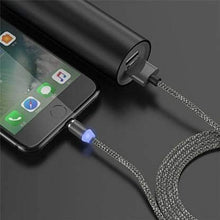 Magnetic Charging Cable 3 in 1 Metal Magnetic Micro USB Type C Lighting Cable with LED, Multiple Charging Adapters for All Android and all Smartphones  (Compatible with All Android and iPhone Smartphones, Tablet, PC, Mobile the24kgal