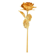 Luxury Decorative Gold Plated Artificial Golden Rose with Premium Box the24kgal
