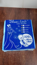 Blue Lady Extra Long Pads With Wides Wings Sanitary Pads – 320 mm, 40-Pack the24kgal