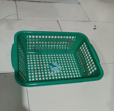 Plastic 1 Pc Kitchen Small Size Dish Rack Drainer Vegetables and Fruits Washing Basket Dish Rack Multipurpose Organizers (29x22CM Mix Color) the24kgal