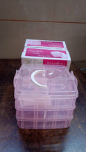 Versatile 18-Grid 3-Layer Transparent Plastic Organizer Box with Adjustable Dividers for Jewelry & Fishing Hooks the24kgal