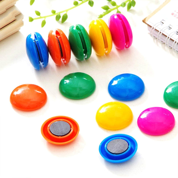 Durable Magnetic Button Set for Kids’ Experiments (10 Pc, Round Shape) the24kgal