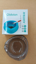 Oblivion Transparent White Ashtray with Cigarette Holder Grooves – Modern Smoke Disposal Tray (1 Pc) the24kgal