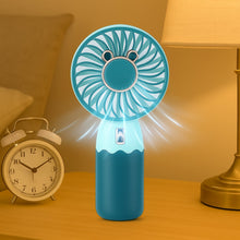 Mini Fan Rechargeable Table Fan Handheld Fan USB Fan Desk Fan Cooling Fan For Home , Office , Car, & Multi Use Fan (Battery Not Include) the24kgal