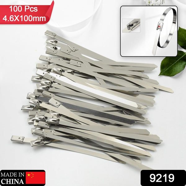 Stainless Steel Cable Ties for Solar & Home Use (100 Pc, 4.6x100mm) the24kgal