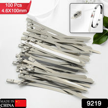 Stainless Steel Cable Ties for Solar & Home Use (100 Pc, 4.6x100mm) the24kgal