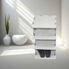 Foldable Shoe Rack (1 Pc, 4 Layers): Space-Saving, Entryway Storage the24kgal