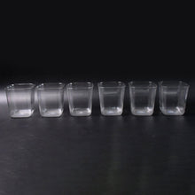 6pc Transparent Diamond Medium Serving Glass Set, Glass Set for Water, Juice etc the24kgal