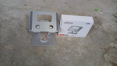 Aluminum Alloy 360°Rotating Bracket, Adjustable Tablet Stand, Portable Foldable Ergonomic Tablet Support the24kgal