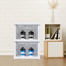 Stackable Multifunctional Storage, for Clothes Foldable Drawer Shelf Basket Utility Cart Rack Storage Organizer Cart for Kitchen, Pantry Closet, Bedroom, Bathroom, Laundry (2 / Layer 1 Pc) the24kgal