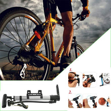 Aluminum Mini Bicycle Air Pump (Multicolor) the24kgal