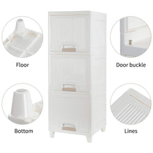 Multipurpose Storage Cabinet, Storage Solutions plastic drawers || Multi Layer Wardrobe Storage Drawers || Foldable Multipurpose Drawer Units For Kitchen, Bathroom, Bedroom, Cloth (3 Layer) the24kgal