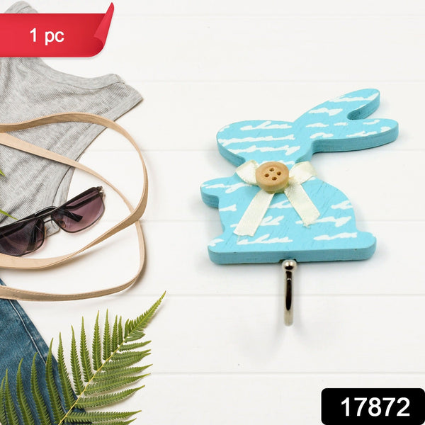 Bunny Adhesive Wall Sticky Hook Strong Wall Hook For Office , Bathroom & Home Use (1 Pc Hook) the24kgal