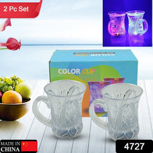 LED Light-Up Party Cups - Flashing Water-Activated Drinking Glasses with Handle (2-Piece) the24kgal