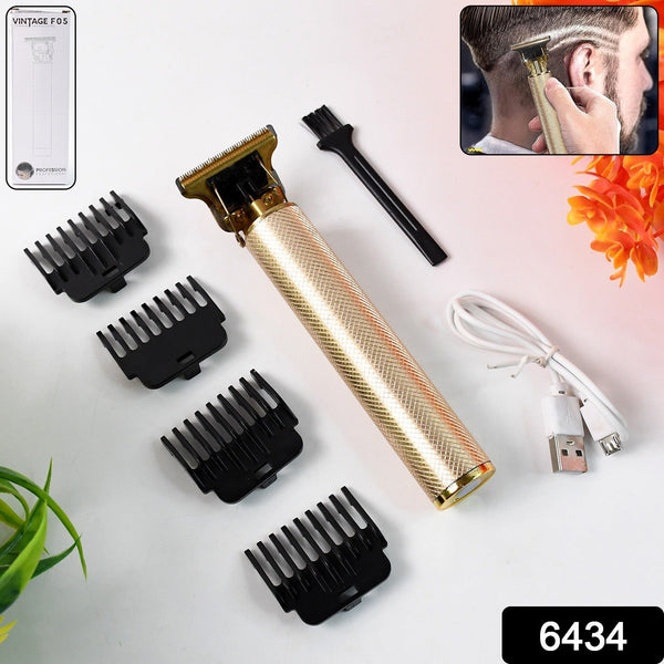 Men's Hair Trimmer & Beard Clipper with 4 Adjustable Blades & Cleaning Brush, Hair accessories the24kgal