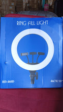 18 Inch LED Ring Light with 3 Colour Modes & 3 Mobile Holders, Remote Control (1 Set) the24kgal