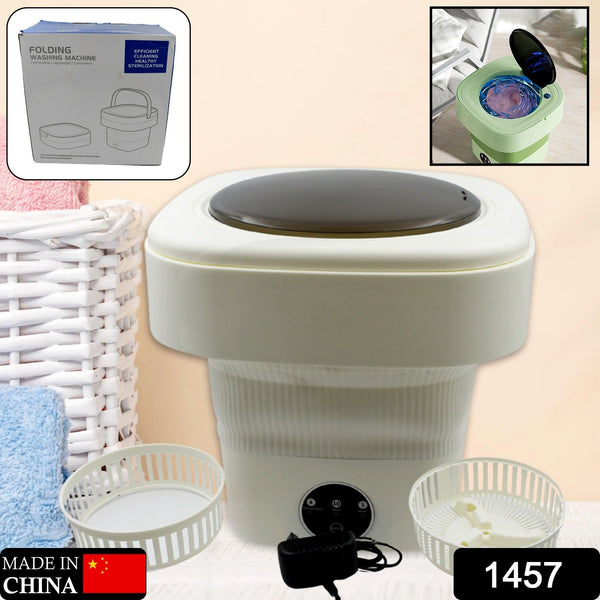 Folding Washing Machine, Mini Portable Washing Machine, Deep Cleaning Half Automatic Washt, Mini Foldable Washing Machine, Suitable For Socks, Underwear, Baby Clothes the24kgal