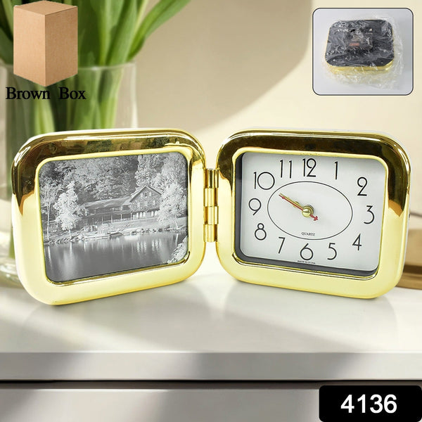 Portable Foldable Desk Clock – Space-Saving and Stylish (1 Pc) the24kgal
