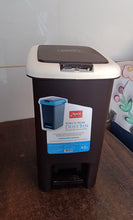 Apex Plastic Push N Pedal Dust Bin | Hands-Free Operation, Compact Design 6.5 Liters (1 Pc / Mix Color) the24kgal