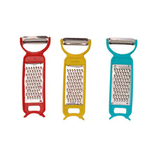 Kitchen 3 in 1 Multi Purpose Vegetable Peeler Grater Cutter for Food Preparation Kitchen 3 in 1 Multi Purpose Vegetable Peeler Grater Cutter for Food Preparation (12 Pc Set) the24kgal