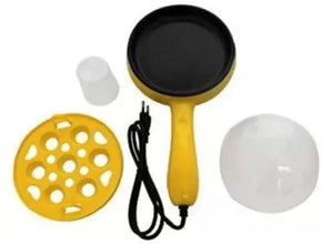 Multi functional Electric 2 in 1 Egg Frying Pan with Egg Boiler Machine Measuring Cup with Handle the24kgal