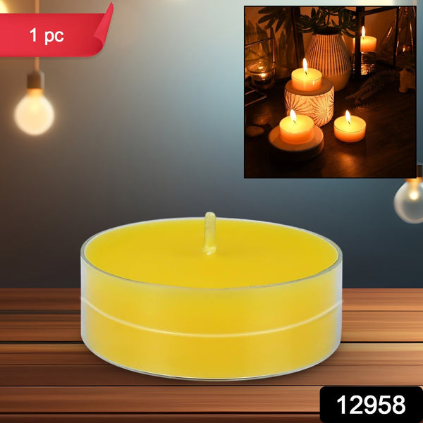 Tealight Diwali Candle – Smokeless, Long-Burning, Mix Color (1 Pc / Mix Color) the24kgal