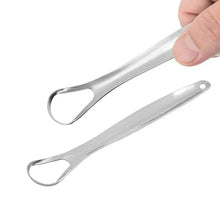 Stainless Steel Tongue Scraper for Bad Breath & Oral Hygiene, Metal Case Included (1 Pc) the24kgal