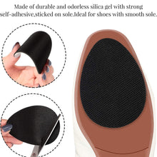 Non-Slip Shoe Pads, Rubber Shoe Sole Protector Pads, Self-Adhesive Shoe Grips Pads Stickers Non Skid for Ladies Shoes, High Heels, Boots (10 Pcs Set) the24kgal