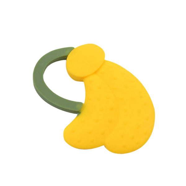 Baby Silicone Teether (1 Pc): Food Grade, Non-Toxic, Teething Relief (3 Months+) the24kgal