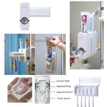 Toothpaste Dispenser & Tooth Brush Holder the24kgal