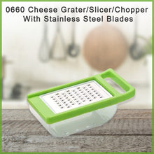 Cheese Grater / Slicer / Chopper With Stainless Steel Blades the24kgal
