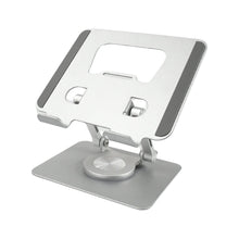 Aluminum Alloy 360°Rotating Bracket, Adjustable Tablet Stand, Portable Foldable Ergonomic Tablet Support the24kgal