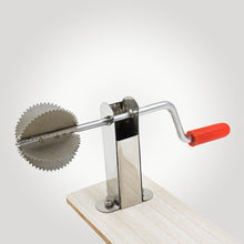 Stainless Steel Coconut Scraper with Wooden Base (1 Pc) the24kgal