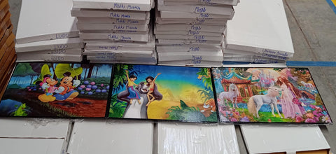 Multipurpose Portable Writing Homework Mix Cartoon Design Printed Table (1 Pc / Mix Design / 61×41 Cm) the24kgal