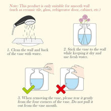 Wall Hanging Silicone Flower Pot Sticker Plant Rack for Decoration  (MultiColour) the24kgal