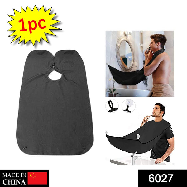 Black Beard Apron Hair Clippings Catcher Grooming Bib the24kgal