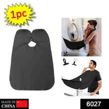 Black Beard Apron Hair Clippings Catcher Grooming Bib the24kgal