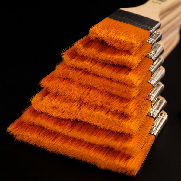 Artistic Flat Painting Brush - Set of 12 the24kgal
