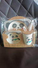 Eco-Friendly Panda-Themed Kids Dinnerware Set (5 Pc) the24kgal