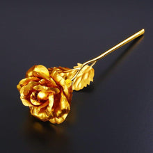 Luxury Decorative Gold Plated Artificial Golden Rose with Premium Box the24kgal