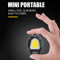 Triangular Camping Flashlight with Lighter – 6 Modes, 3 Colors, Waterproof, Magnetic Keychain the24kgal