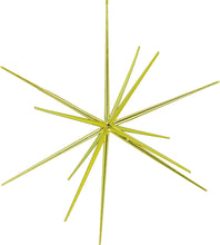 3D Gold Star Hanging Decoration Star, Acrylic Look  Hanging Luminous Star for Windows, Home, Garden Festive Embellishments for Holiday Parties Weddings Birthday Home Decoration (Small) the24kgal