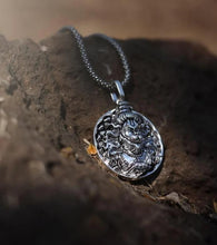 Hanuman Mukh  Pendant Oxidised Silver Chain 🔱 the24kgal